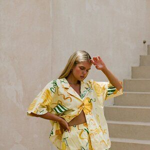 Sabo Seona Amalfi Citrus shorts set